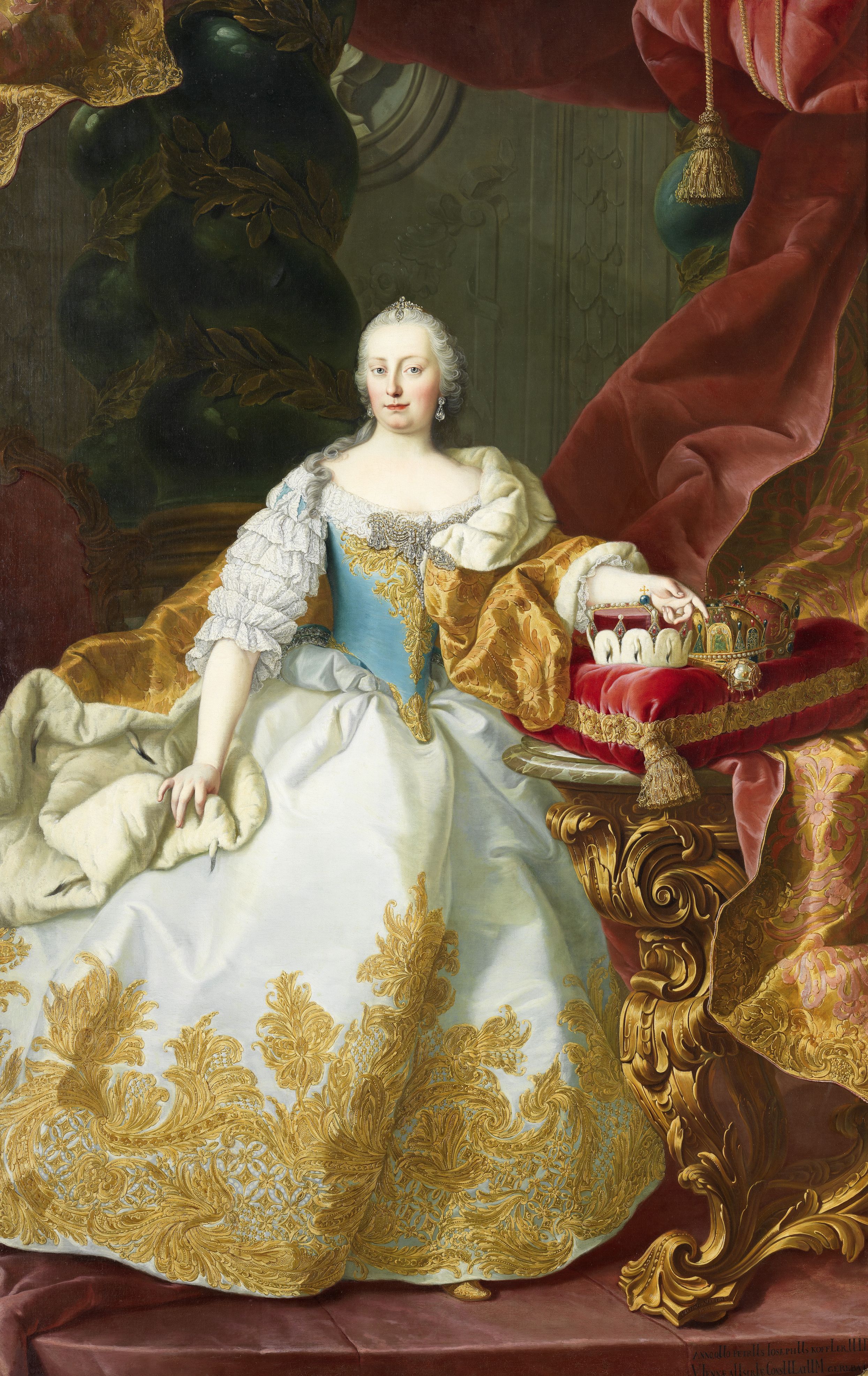 Martin van Meytens: Maria Theresia mit Joseph II. als Kind, 1744 - © Wien Museum, Wien 