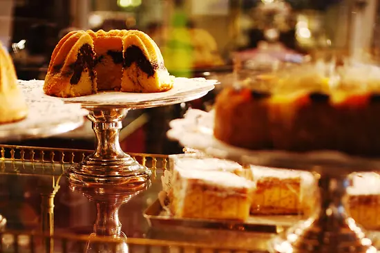 Différent gâteaux au Café Demel 