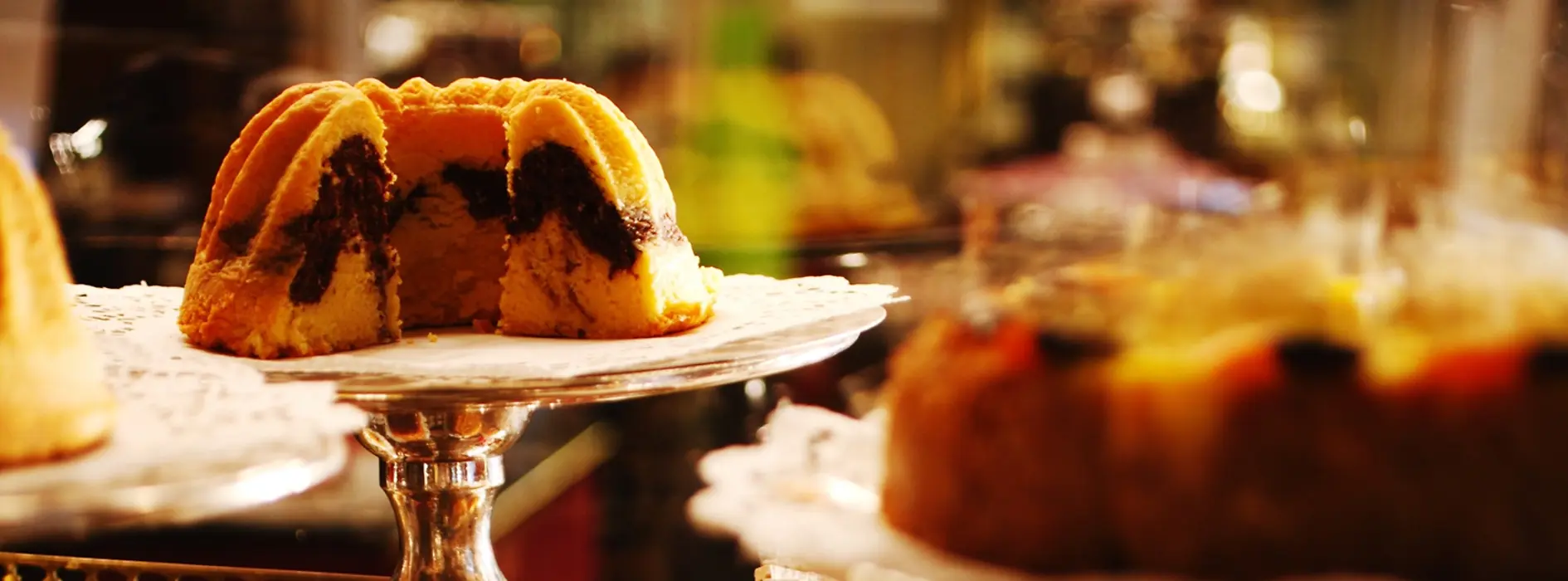 Différent gâteaux au Café Demel 