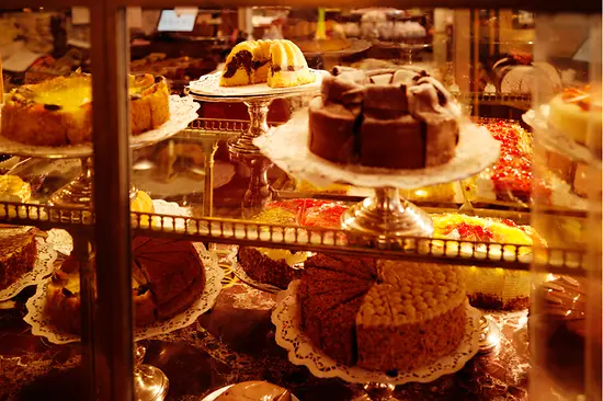 Pasteles variados en el Café Demel 