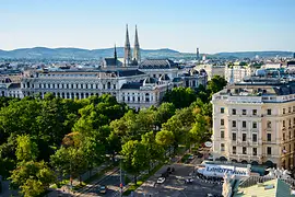 Viena, vista sobre la Ringstraße 