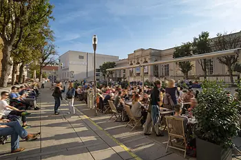 MuseumsQuartier, central courtyard