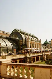 View of the Palm House in the Burggarten, Vienna