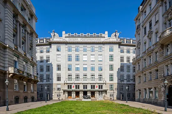 Austrian Post Savings Bank by Otto Wagner 