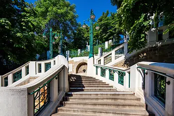 Strudlhofstiege (Strudlhof staircase) in the ninth district