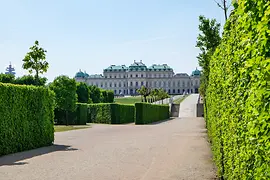 Oberes Belvedere, Park