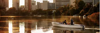 Boating on the Old Danube