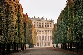 Schönbrunn Palace in autumn