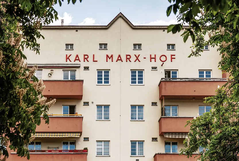 Edificio comunale, Karl Marx Hof, veduta dell’esterno