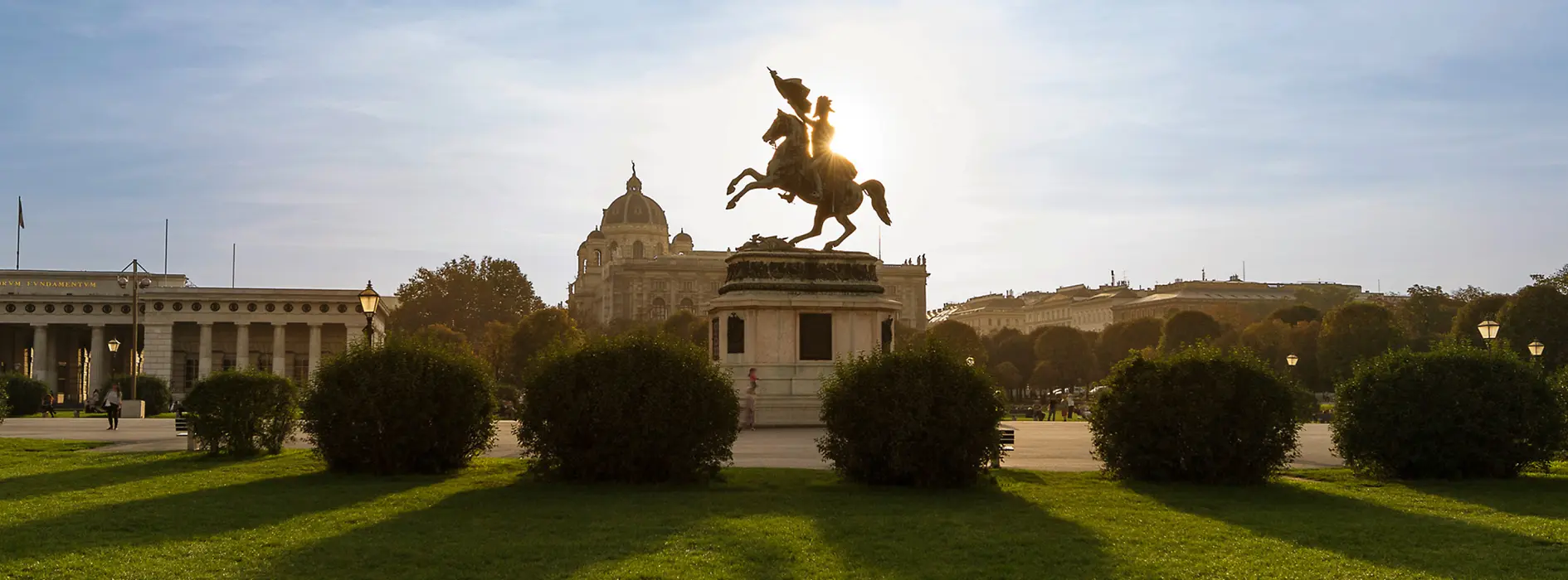 Reiterstatue am Heldenplatz