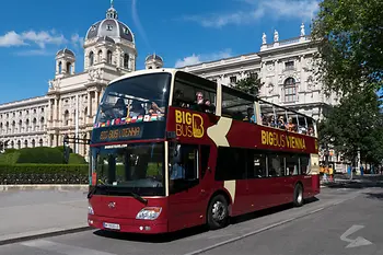 Big Bus Vienna - czerwony autobus piętrowy