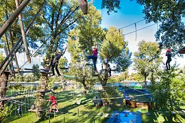 Parc d'aventures en forêt du Gänsehäufelbad 