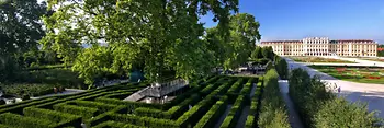 Maze with Schönbrunn Palace in the background