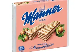 Una confezione di wafer Manner