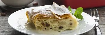 Milk and Curd Cheese Strudel