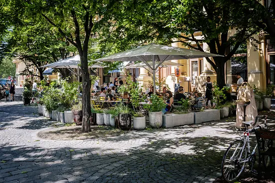 Gastgarten in der Praterstraße