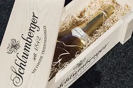 Schlumberger Sekt in edler Verpackung