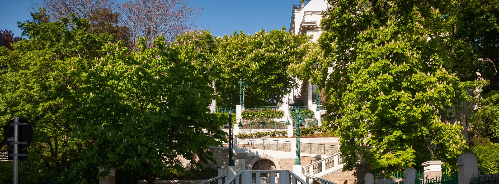 Strudlhofstiege (Strudlhof staircase) in the ninth district