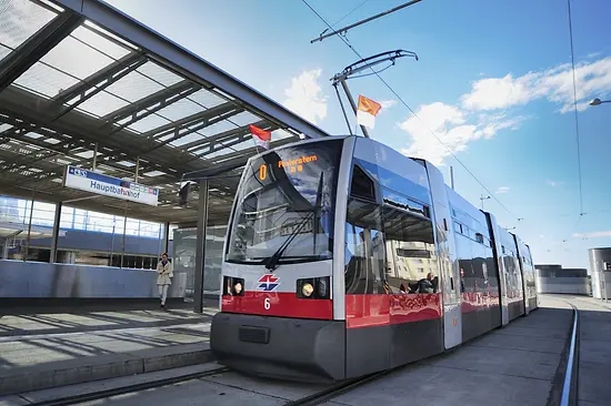 Modern tram 