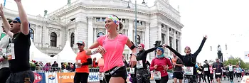 Finish line at the Burgtheater