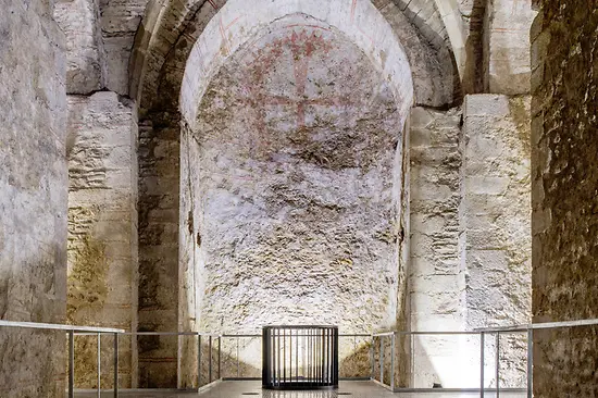 View of the main niche of St. Vergilius Chapel