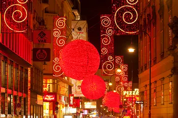 Décorations lumineuses de Noël Rotenturmstraße 