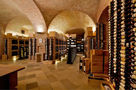 Vine cellar at Palais Coburg