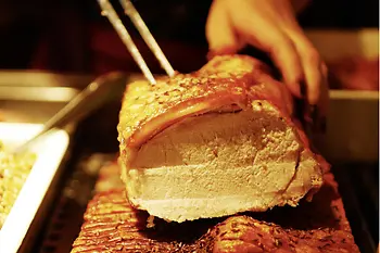 Old-style Viennese roast pork