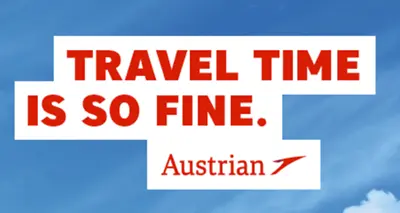 Austrian Airlines, a star alliance member - travel time is so fine. 