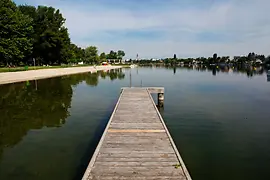 Old Danube, dock at the Bundesbad