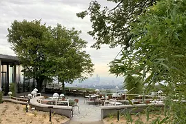 Terrasse avec vue sur Vienne