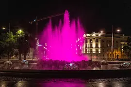 Hochstralbrunnen Schwarzenbergplatz LED