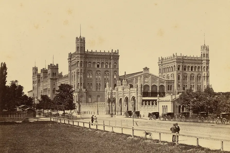 Historic photograph of Vienna's Nordbahnhof