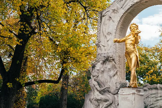 Johann Strauss monument, Stadtpark