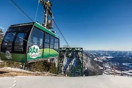 Rax cable car in winter