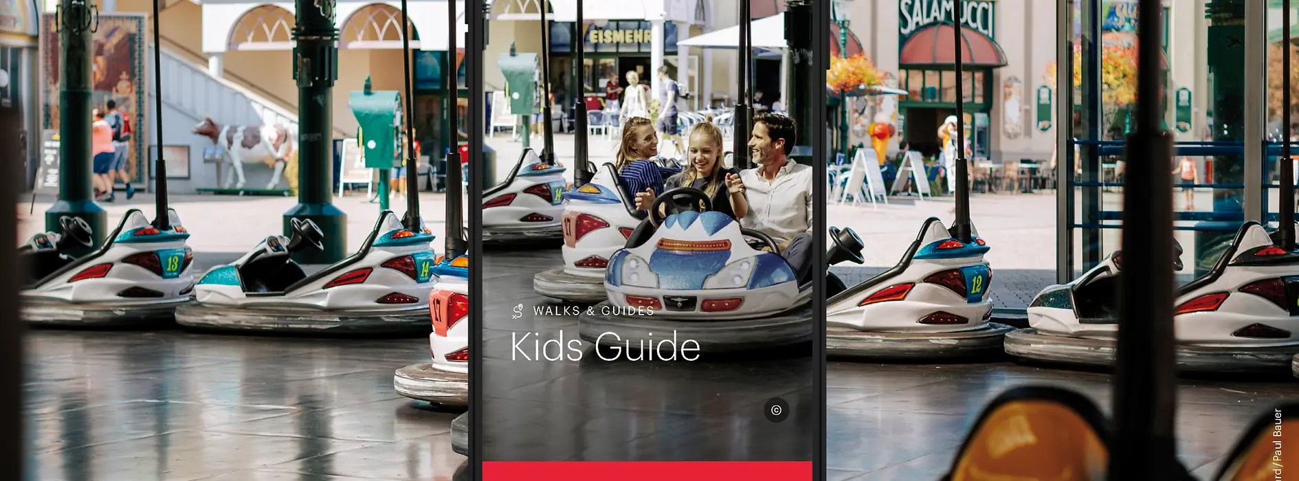 Advertising subject ivie Kids Guide - Family rides Autodrom