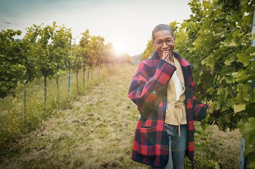 Adia in the Viennese vineyards