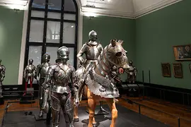 House of Habsburg tour, tour view, knights on horsebacks