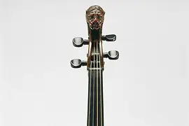 Kunsthistorisches Museum Vienna, Collection of Historic Musical Instruments, viola with lion's head scroll, Jacob Stainer, 1678