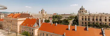 Panorama Blick über das Museums Quartier