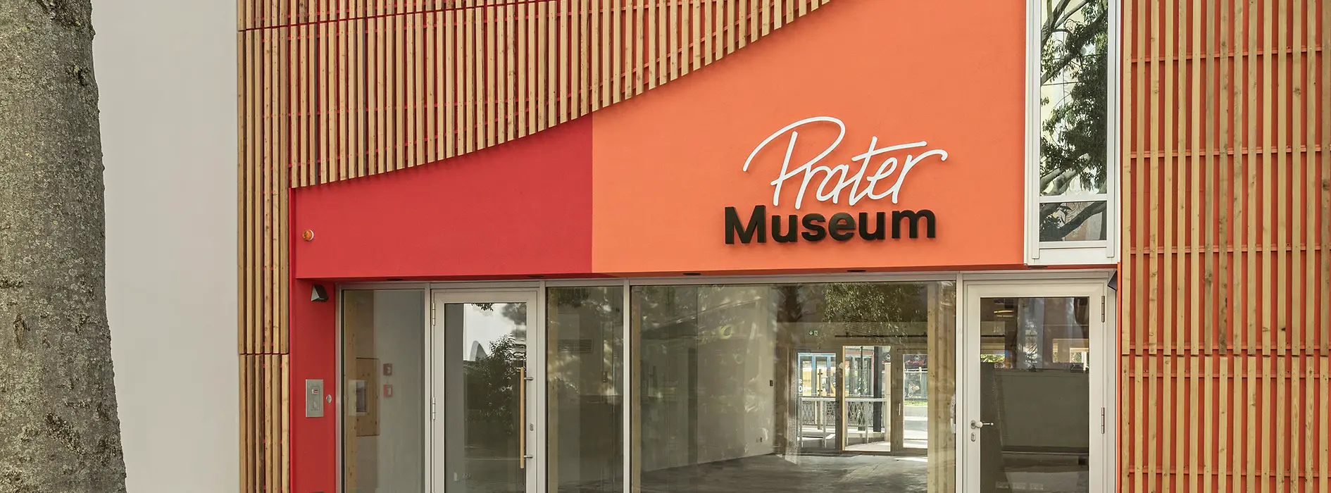 Prater Museum, exterior view, entrance