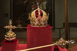 Imperial Treasury Vienna, Rudolfskrone, scepter, orb