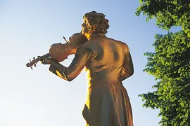 Monumento a Johann Strauss en el Stadtpark