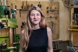 Woman in a workshop